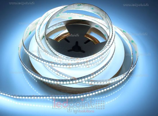 Immagine di Striscia led 5m bianco freddo 6500K 3step 2835 240led/m 24V 19,2W/m