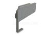 Bild von Linke graue Endkappe für Aluminiumprofil für SH01-03-Regale