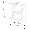 Picture of Grey cap for SH02-03 aluminium profile