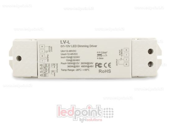 Dimmer Relco Living Electraline 70117 Dimmer Con Cavo 1.5 Metri - Regola Luminosità Lampade Fino A 160W Variatore Luce Led 220 - Foto 4