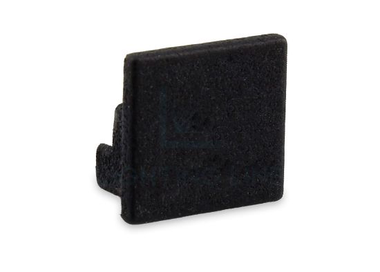 Picture of Black plastic end cap for profile SL14-16