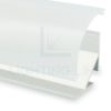 Picture of 30mm high corner aluminium profile with rear groove