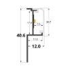 Picture of Aluminium profile for 11mm tile