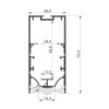 Bild von 36x75mm, Aluminiumprofil