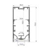 Bild von 36x75mm, Aluminiumprofil