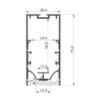 Bild von 36x75mm, Aluminiumprofil