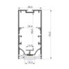 Bild von 36x75mm, Aluminiumprofil