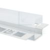 Immagine di Profilo in alluminio per cartongesso verniciato bianco 62x12mm