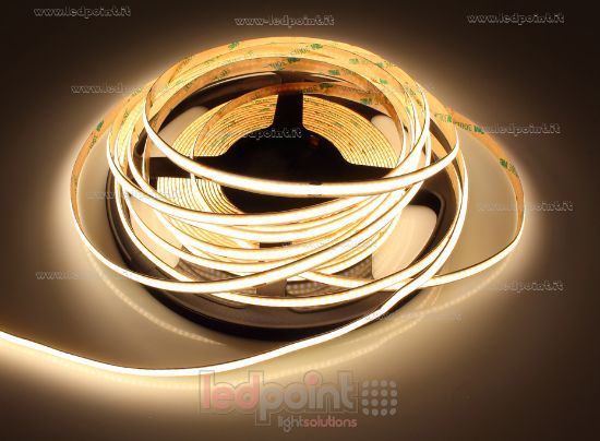 Bild von LED-Streifen COB 10m warm-weiß 3000K CRI Ra>93 320led/m 24V 8W/m