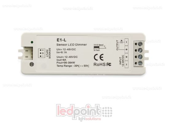 Picture of Monochromatic on/off dimmer with output for 12/48V sensors, 1chx8A