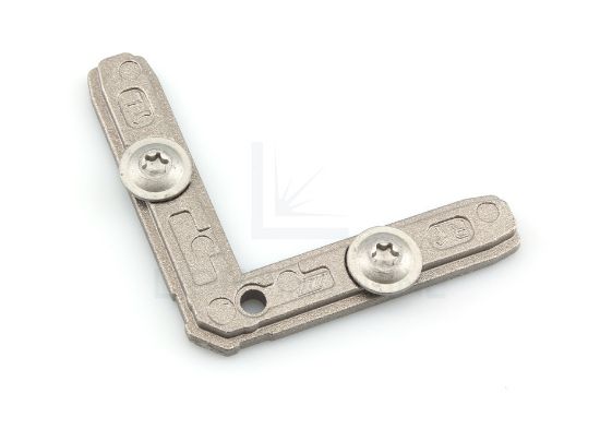 Bild von Metallverbindung für Aluminiumspiegelprofil 90° Horizontal