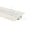 Picture of White painted 57x10mm aluminum profile for drywall without piercing, 3 meters