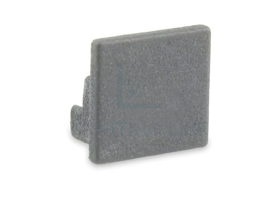 Immagine di Tappino in plastica grigio per profilo SL14-16