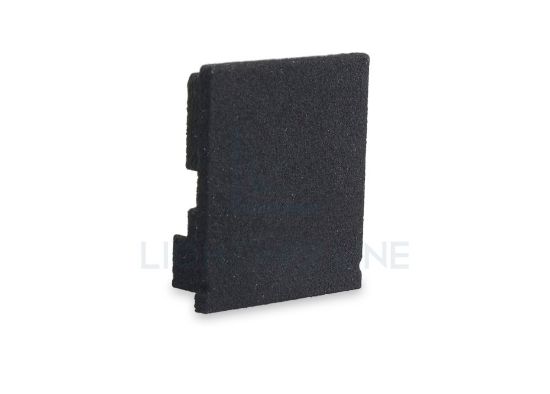 Bild von Schwarze Kunststoff Endkappe für Profil SL15-01 mit hohem Diffusor