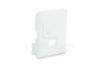 Picture of White plastic end cap with hole for power cable for profile SL15-01 with high diffuser