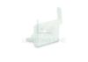 Picture of Right white plastic end cap with hole for power cable for profile SL16-16 with high diffuser