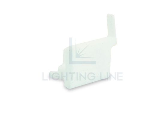 Picture of Right white plastic end cap for profile SL16-16