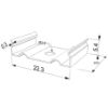 Bild von Metall-Montageclip für Aluminiumprofil SL15-01