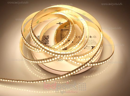 Immagine di Striscia led 5m bianco caldo 3000K 3step 2835 240led/m 24V 22W/m
