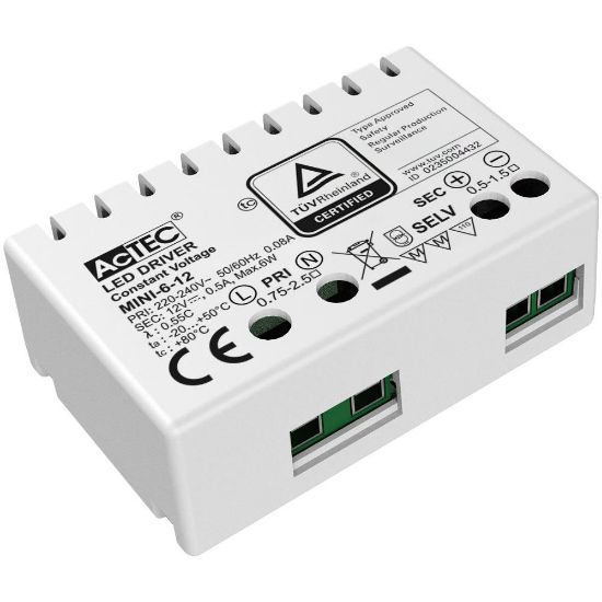 Immagine di Alimentatore Serie Mini 6W 12V AcTEC