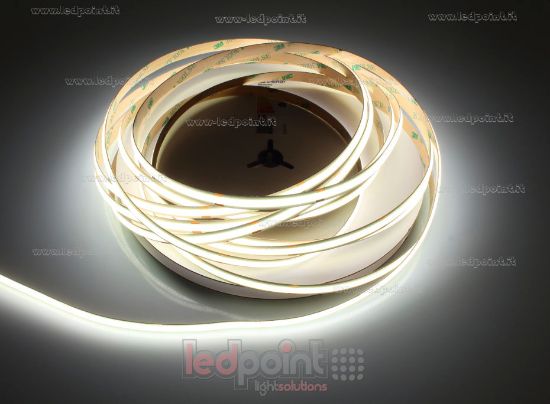Bild von LED-Streifen COB 10m weiß 4000K CRI Ra>90 480LEDs/m 24V 10,5W/m 120lm/w