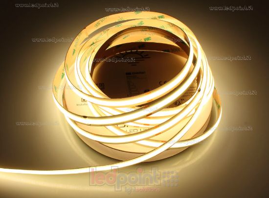 Bild von LED-Streifen COB 5m warm-weiß 3000K CRI Ra>85 480LEDs/m 24V 16W/m 140lm/W
