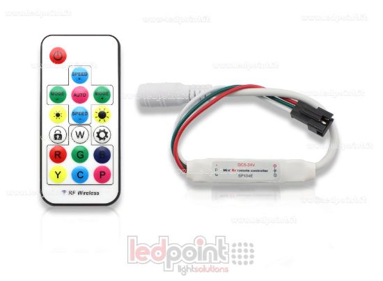 Picture of RF controller for CoRGB LED strips 14keys, 5/24V