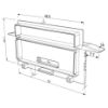 Bild von Weiß Endkäppchen Groß für Aluminiumeinbauprofil RE04-07