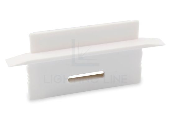Bild von Weiß Endkäppchen Groß für Aluminiumeinbauprofil RE04-07