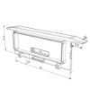 Bild von Weiß Endkäppchen Klein für Aluminiumeinbauprofil RE04-07