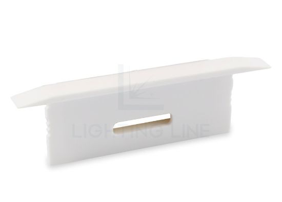 Bild von Weiß Endkäppchen Klein für Aluminiumeinbauprofil RE04-07