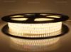 Immagine di Striscia led 25m led bianco caldo 3000K 2835 120led/m 230V 16,5W/m, IP65 tubo di silicone estruso bordi pieni interno vuoto