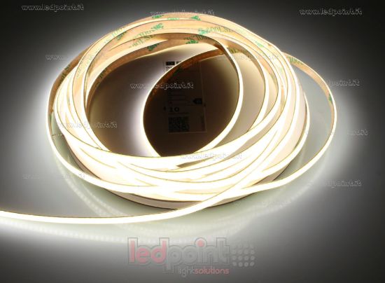 Picture of COB LED strip white 50m 4000K CRI Ra>93 400led/m 24V 5mm PCB 11W/m