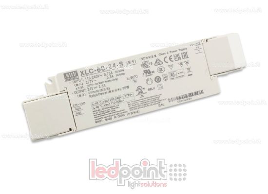 Bild von Netzteil 60W 24V mit Kabelklemme Mean Well