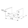 Bild von Metall-Montageclip für Aluminiumprofil SL17-03
