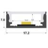Picture of 17x7mm aluminium profile