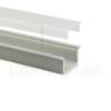 Bild von 17x8mm Aluminiumeinbauprofil