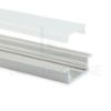 Bild von 23x8mm Aluminiumeinbauprofil ohne Rille