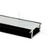 Bild von 23x8mm Aluminiumeinbauprofil ohne Rille
