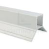 Immagine di Profilo in alluminio angolare per cartongesso verniciato bianco 42x32mm, 3 metri