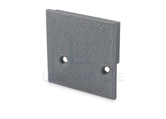 Picture of Grey left end cap for wall aluminium profile WL05-05