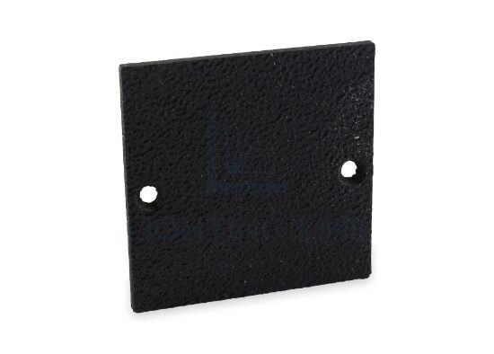 Picture of Black plastic end cap for profile SL18-25