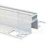 Bild von 72x31 mm weiß lackiertes Aluminiumprofil für Gipskarton ohne Stanzung, 2 meter