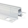 Bild von 72x31 mm weiß lackiertes Aluminiumprofil für Gipskarton ohne Stanzung, 3 meter