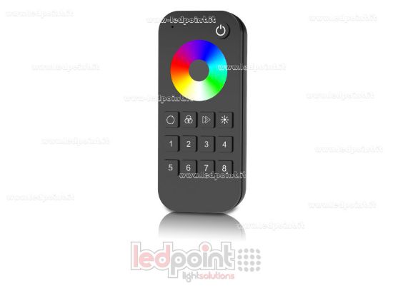 Bild von RGB/RGBW- SPI-Fernbedienung, schwarz, Ein-Zonen, RF2.4G