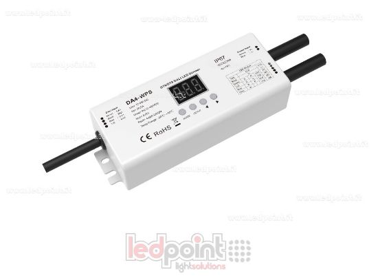Bild von DALI-2 Wasserdichter Dimmer, 4 Kanäle *5A 12-24V oder 3A 36-48V, Konstantspannung