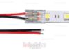 Picture of Transparent 2-pin connector with 10cm cable, for 10mm PCB LED strips, reduced version