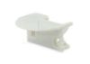 Picture of Left gray rounded cap for recessed aluminum profile RE10-02