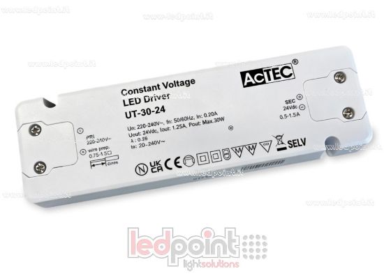 Immagine di Alimentatore ultra thin 30W 24V AcTEC