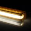 Picture of 3-Meters Opal LED Bar – PR-RE16-00 Profile with COB Strip – 7W/m 384LED/m 24V – 1m Single-Ended Power Cable